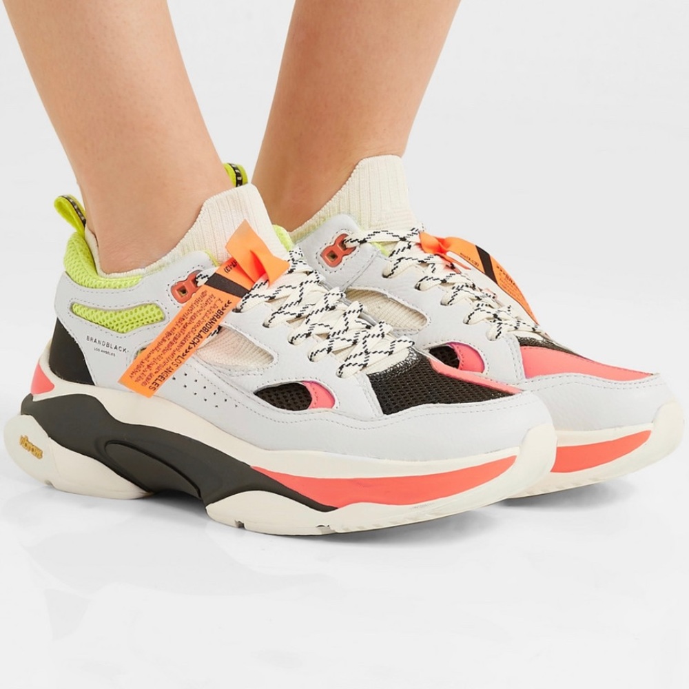 Brandblack saga mesh sneakers size UK 5